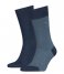 Tommy Hilfiger Sock Men Sock 2P Micro  Herringbone Illusion Blue (002)